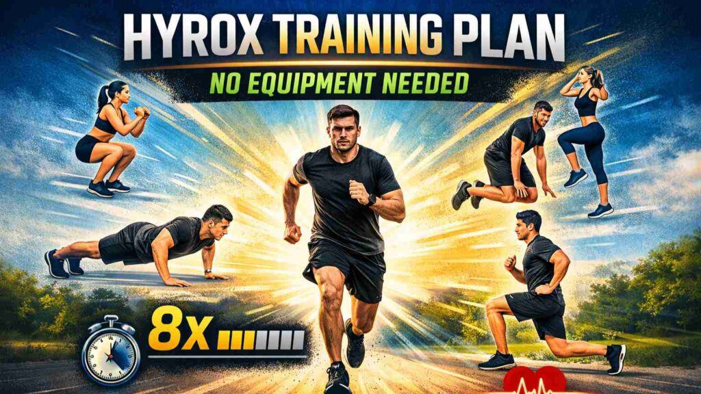Hyrox training plan without equipment​