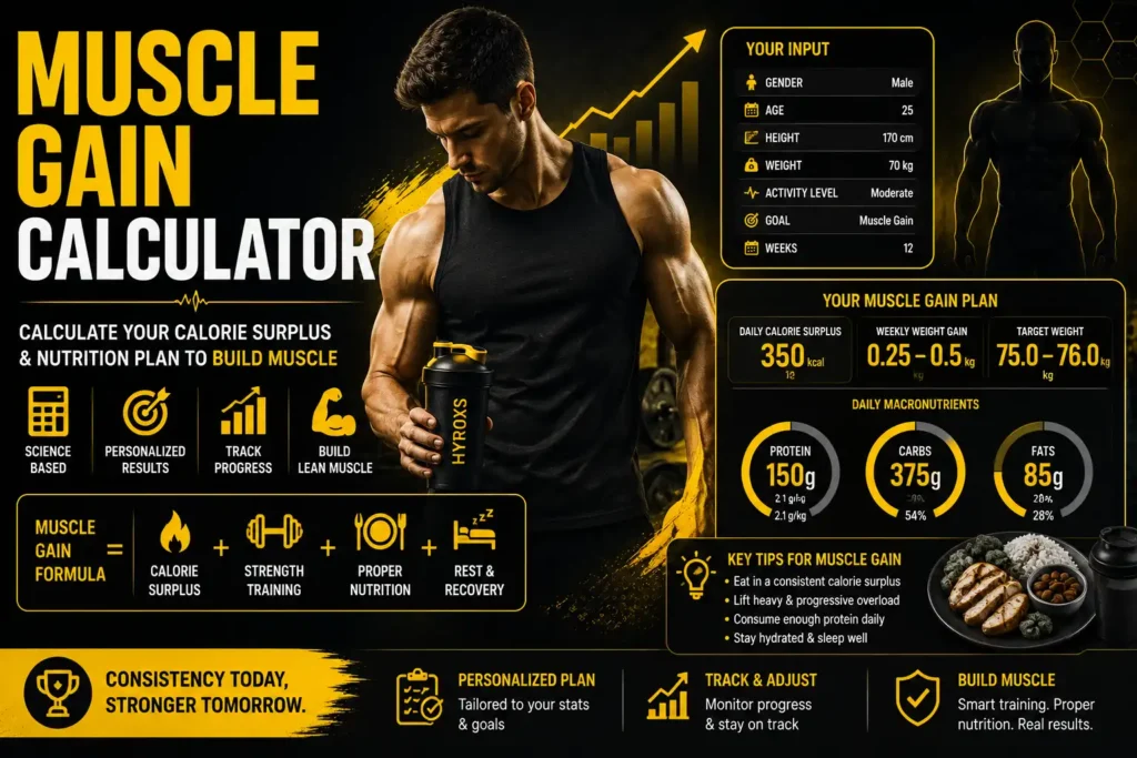 Muscle Gain Calculator